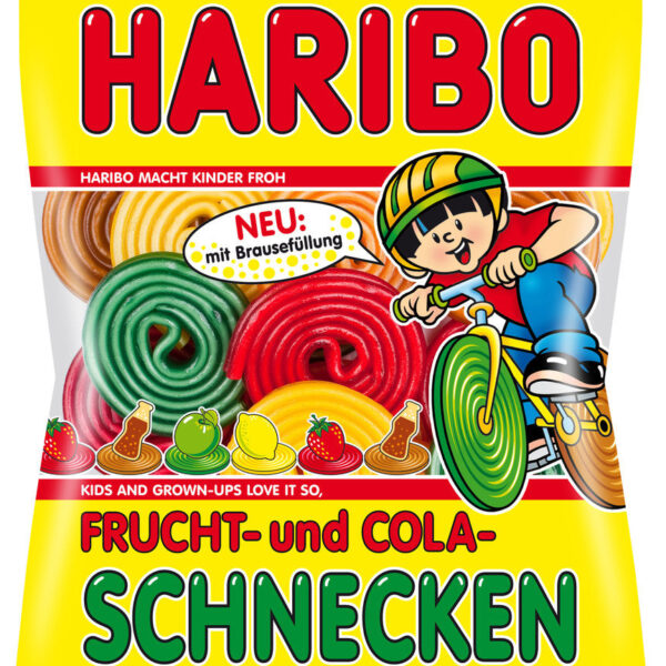 Haribo Rotella Frucht & Cola Schnecken 160g (Germany)