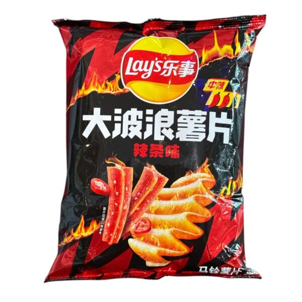 Lays Wavy Chips Spicy Strips 70g (China)