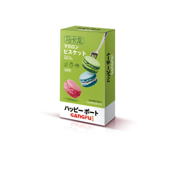 Gangfu Matcha Flavor Macaron 50g (China)
