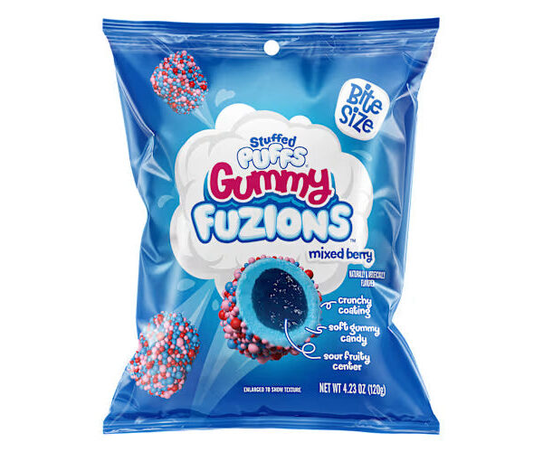 Stuffed Puffs Fuzions Gummy Mixed Berry 120g
