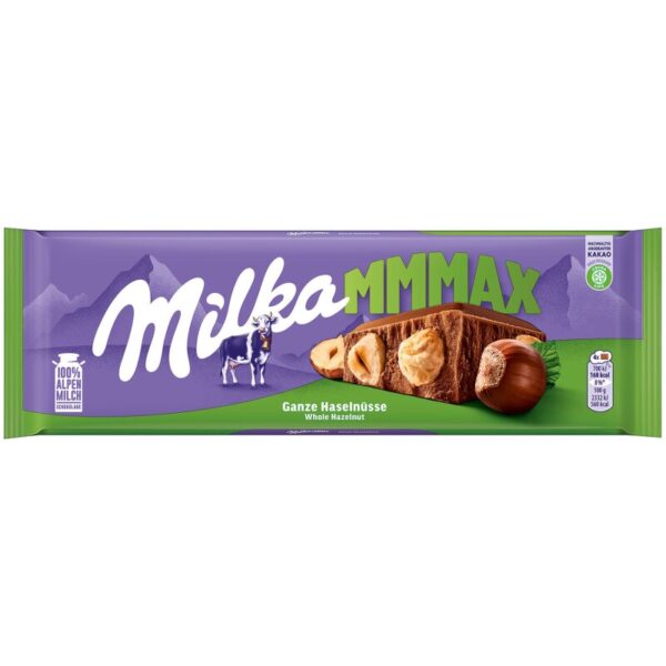Milka Max Whole Nuts - 250g (Germany)