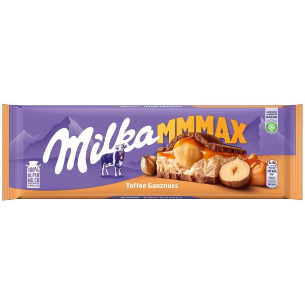 Milka Max Toffee Whole Nuts 300g (Austria)