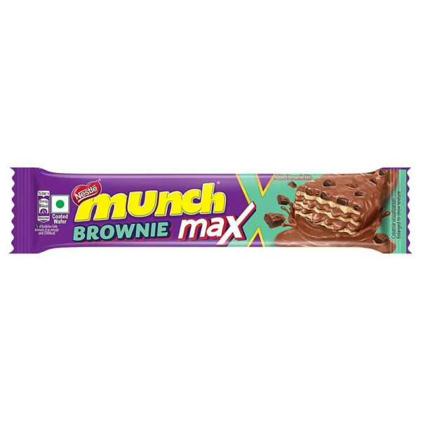 Nestle Munch Brownie Max Chocolate Wafer 37.5g (India)