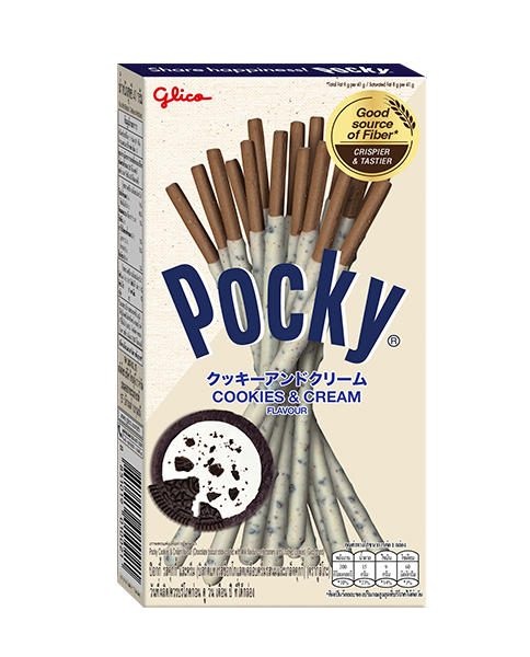 Pocky Cookies & Cream Biscuit Sticks 40g (Thailand)