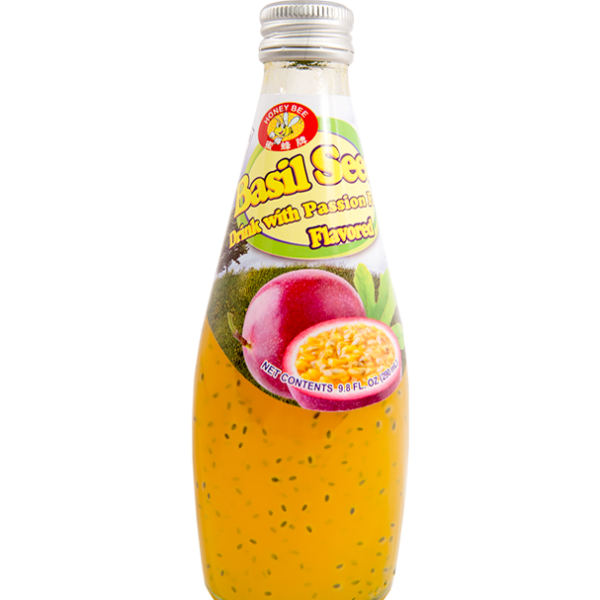 Honey Bee Basil Seed Passion Fruit Flavor 290ml (Thailand)