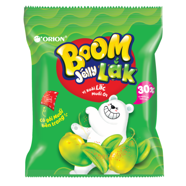 Orion Boom Jelly Lak Chili Salted Mango 50g (Vietnam)