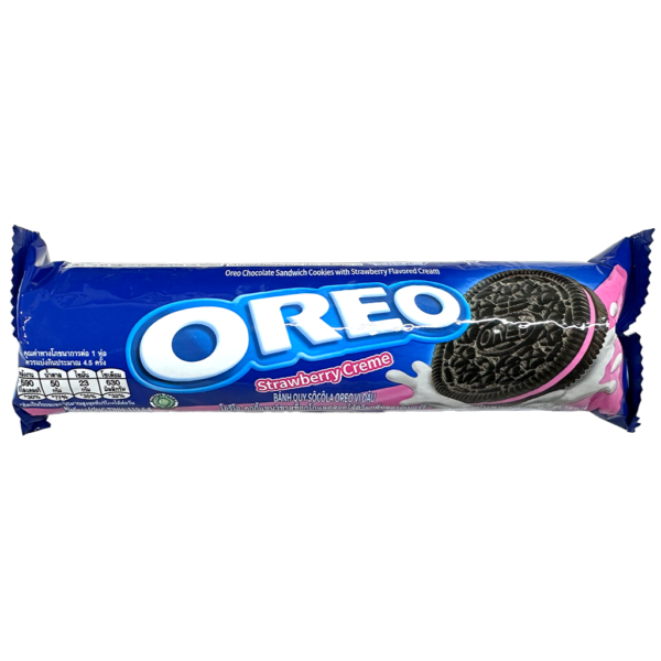 Oreo Strawberry Cream Sandwich Cookies (Vietnam)