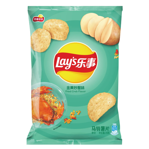 Lays Chips Fried Crab 70g (China)