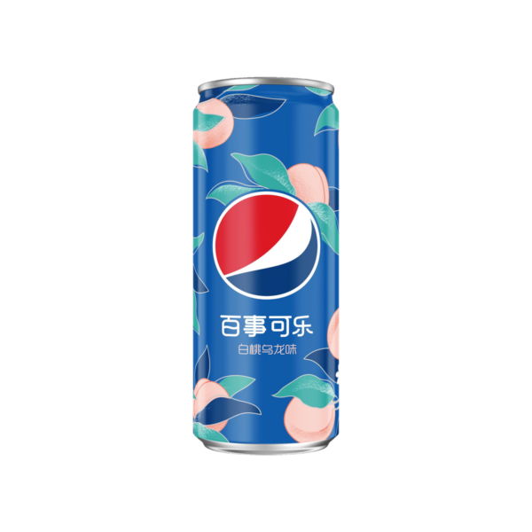 Pepsi Peach Oolong Flavor 330ml Can (China)