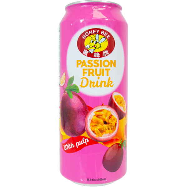 Honey Bee Passion Fruit Drink w/ Pulp 500ml (Vietnam)