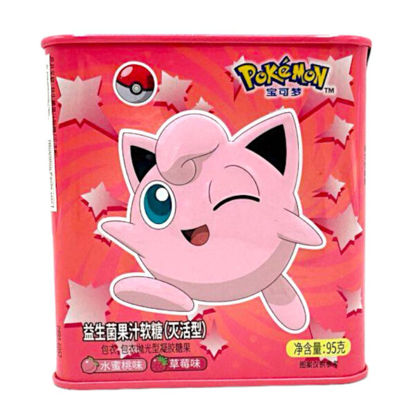 Pokemon Vitamin C Candy Strawberry & Peach 95g (6pck)