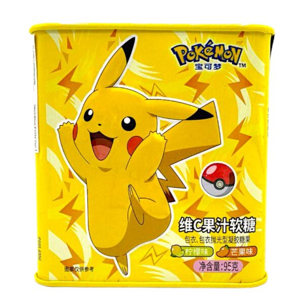 Pokemon Vitamin C Candy Lemon & Mango 95g (6pck)