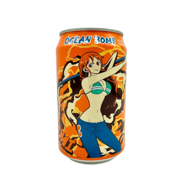 Ocean Bomb One Piece Nami Mango Flavor Soda 330ml (Taiwan)