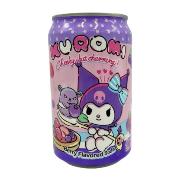 Kuromi Berry Flavored Soda 330ml (Taiwan)