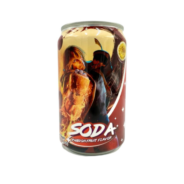 Street Fighter Passion Fruit Soda - Ryu & Ken 330ml (Taiwan)
