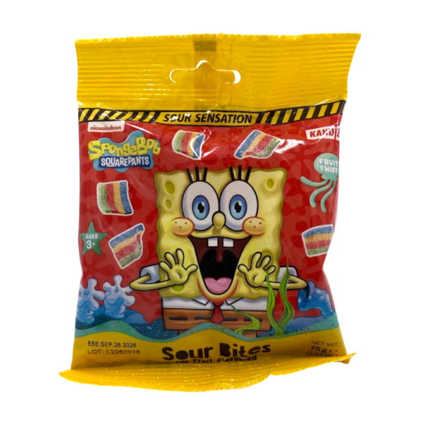 SpongeBob Sour Bites 12pck x 75g (Turkey)