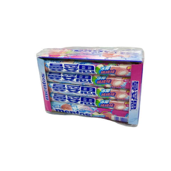 Mentos Chewy Candy Coconut Peach 37g (China)