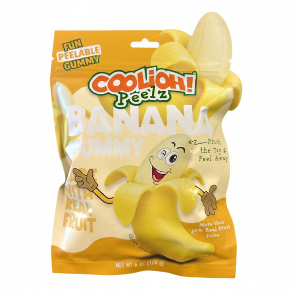Coolioh Peelz Banana Peelable Gummy 170g (China)