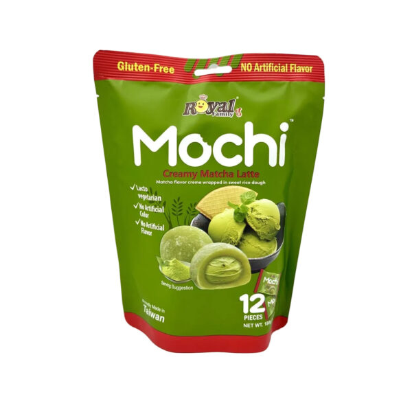 Royal Family Creamy Matcha Latte Mochi 180g (Taiwan)
