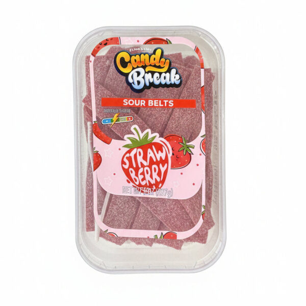 Candy Break Sour Belts Strawberry 227g