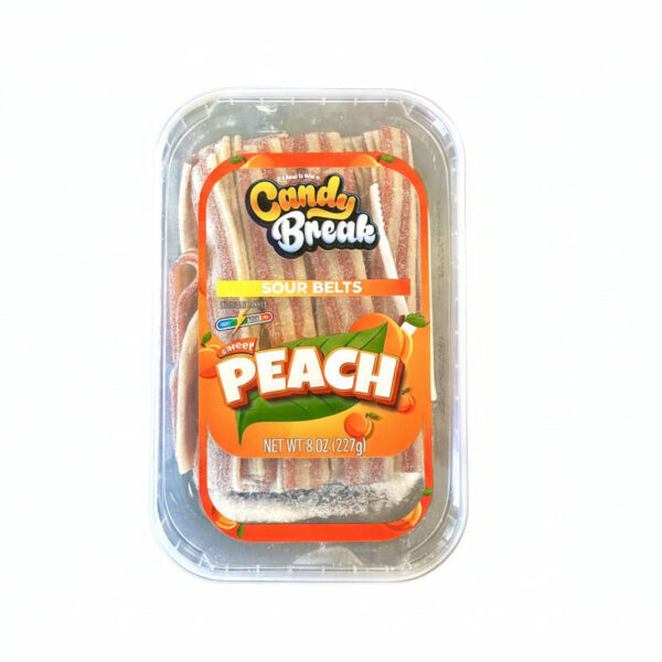 Candy Break Sour Belts Peach 227g