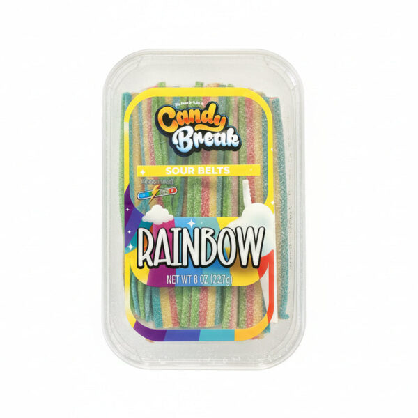 Candy Break Sour Belts Rainbow 227g