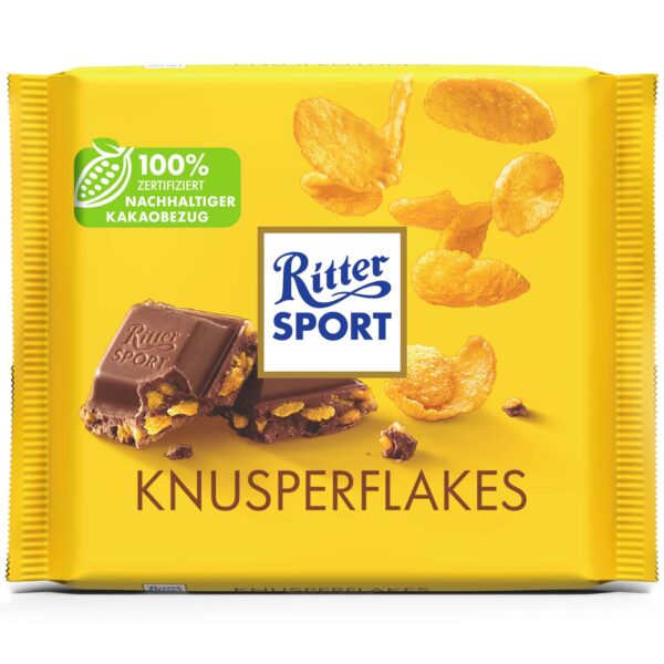 Ritter Sport Milk Chocolate Corn Flakes (Germany)
