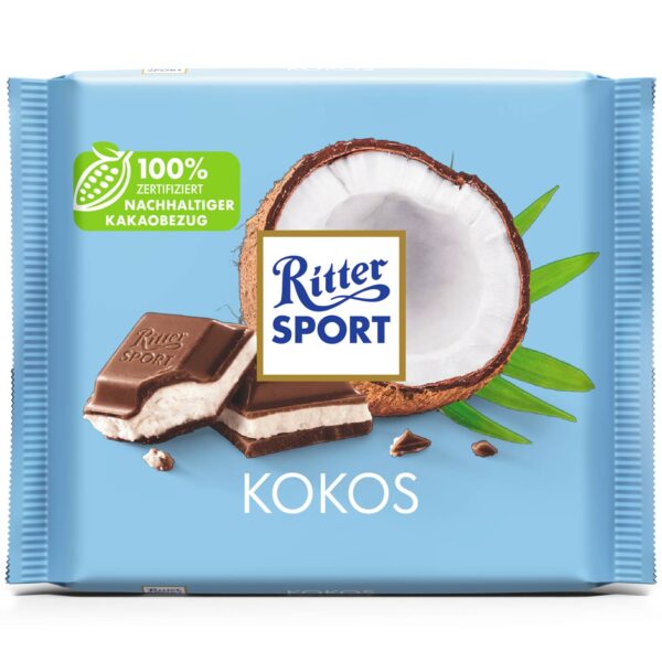 Ritter Sport Kokos - Milk Coconut 100g (Germany)