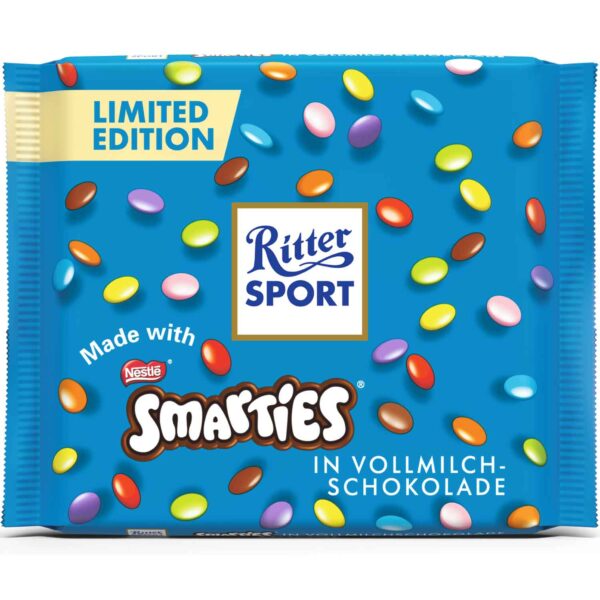 Ritter Sport Milk Chocolate w/ Smarties Limited (Germany)