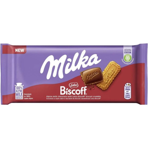 Milka Lotus Biscoff Chocolate 90g (EU)