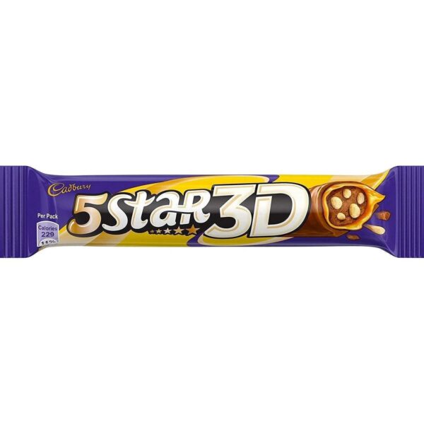 Cadbury 5 Star 3D Chocolate Bar 42g
