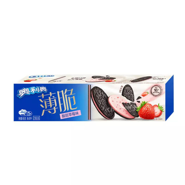 Oreo Thin Biscuit Sour Strawberry 95g (China)