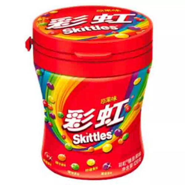Skittles Hard Candy Cans Raw Fruity 120g (China)