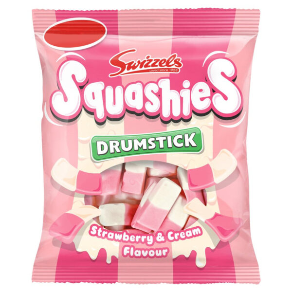Swizzels Squashies Strawberry & Cream 140g (UK)