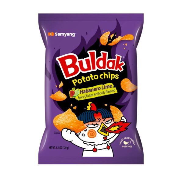 Buldak Potato Chips Habanero Lime Flavor 120g (Korea)